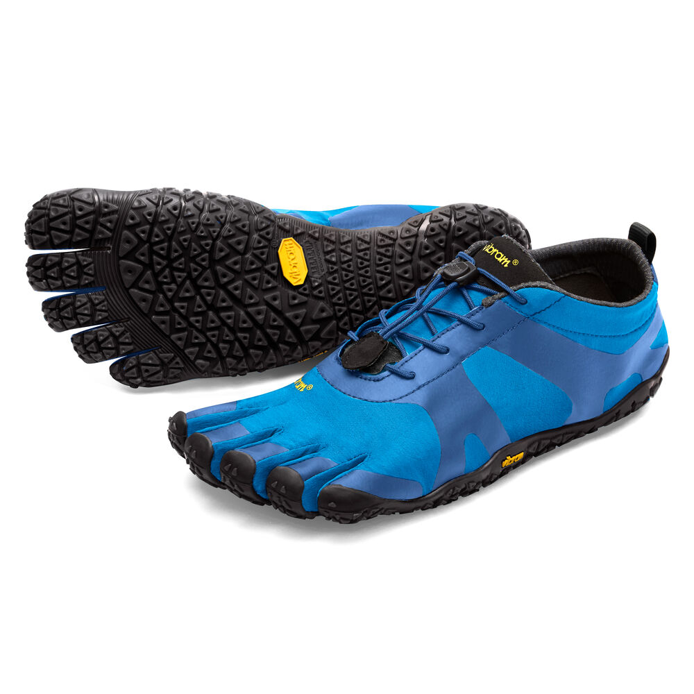Vibram Fivefingers V-Alpha Mens Training Shoes Blue/Black Australia (NKT087465)